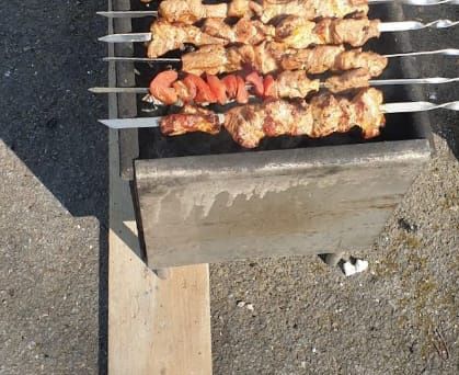 Schaschlik vom Grill
