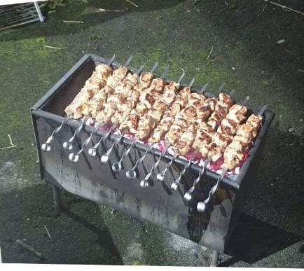 Grillen im Garten